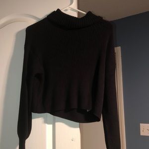 Black turtle neck